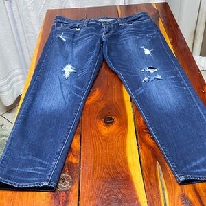 Lucky Brand Dark Blue Distressed Jeans BD2-26